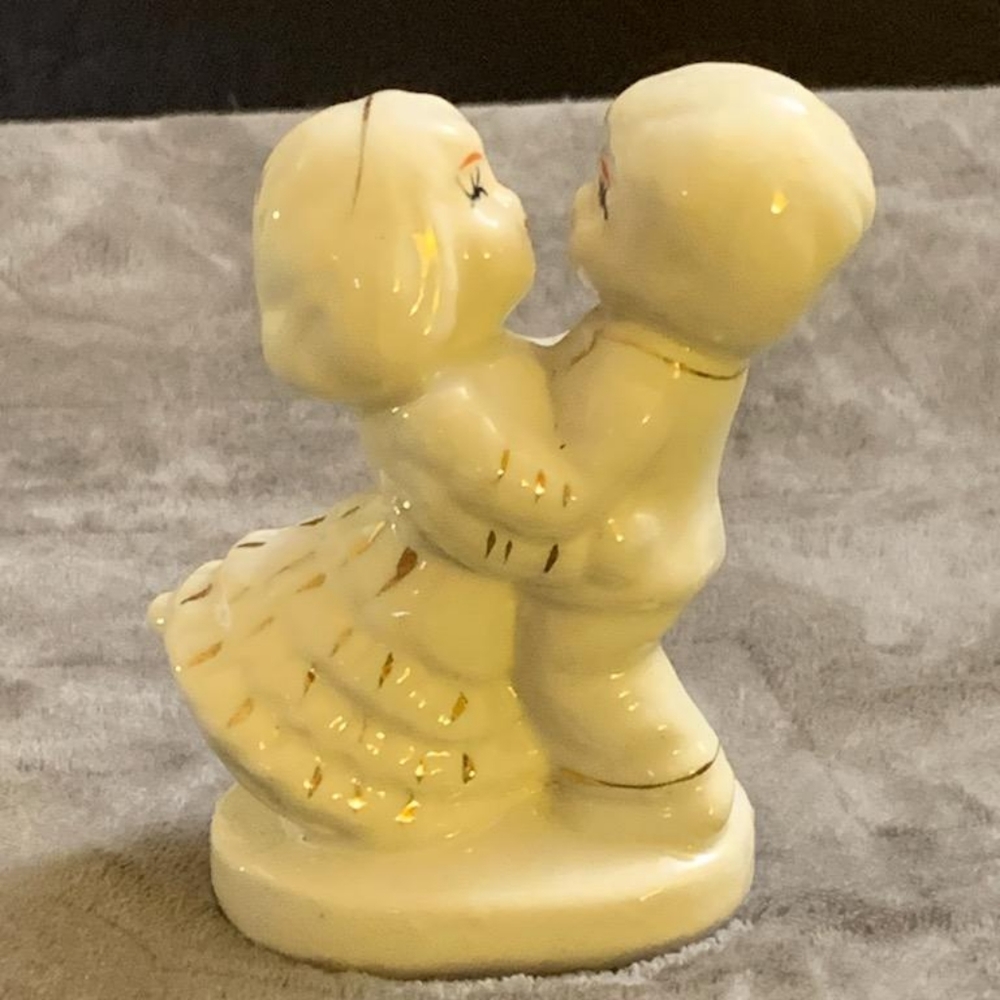 Vintage Wedding Cake Topper Figurine